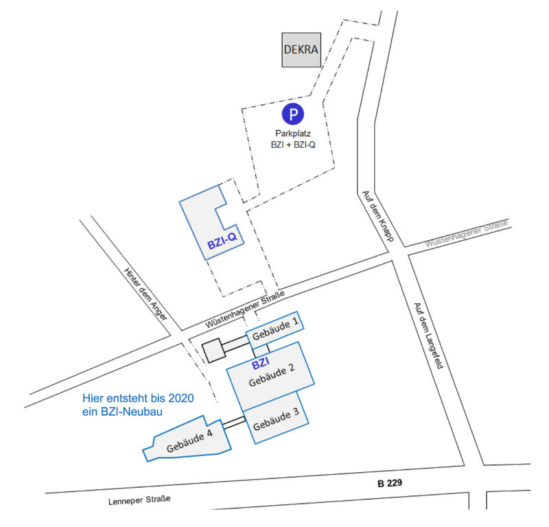 BZI – Anfahrt BZI - Anfahrt